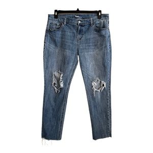 Old Navy Straight Leg Distressed Size 14 Jeans
